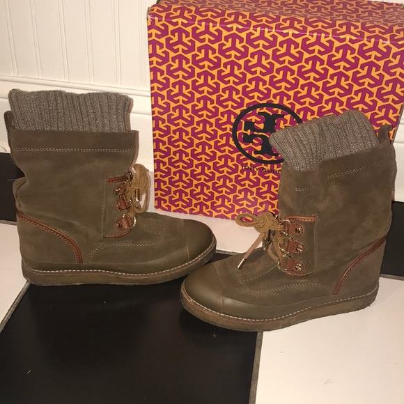 Tory Burch Carmel Suede Bootie - Picture 3 of 6